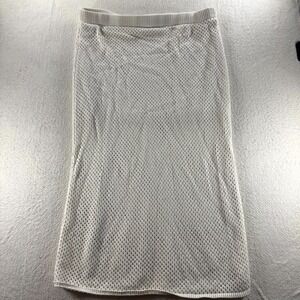 Universal Threads Goods Co. Maxi Sweater Skirt Womens XL Lined Side Slit Beachy‎